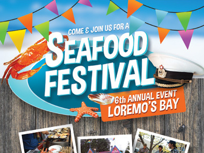 Seafood Festival Flyer Templates ad carnival crab race culinary feast festival fishing flyer food music sea seafood