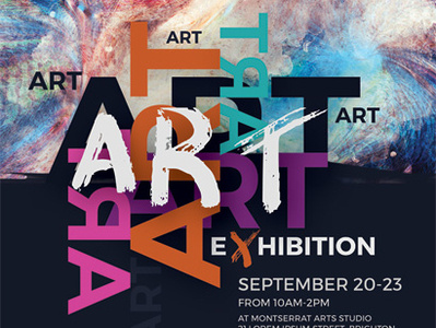 Art Event Flyer Templates ad art camp class exhibition festival flyer gallery night show showcase studio workshop