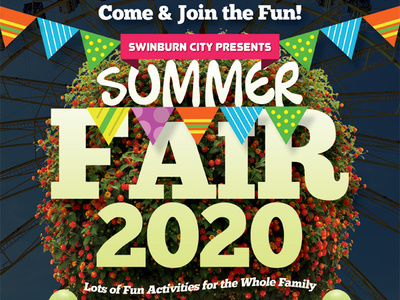 Summer Fair Flyer Templates ad camp children fair family festival fun kid poster school spring summer