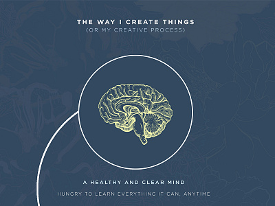 My creative process brain creative heart ideas interaction learn mind page process section ui web