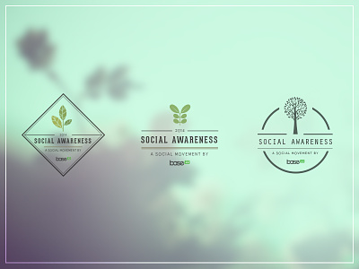 Social Awareness Movement Logo awareness base22 community design ecology logo movement responsability social tree