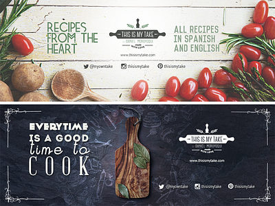 Cooking Page Covers for Facebook cook cooking cover design facebook fan food logo meal page take time