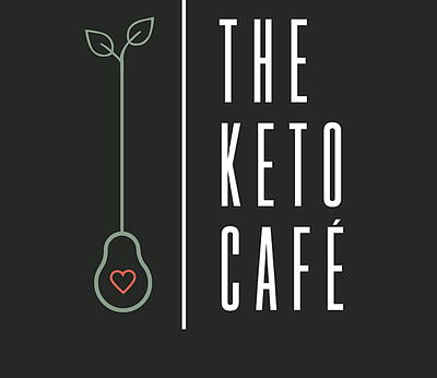 theketocafe logo darkgreen 1 art avocado cafe logo creative design illustration keto logo restaurant branding vector