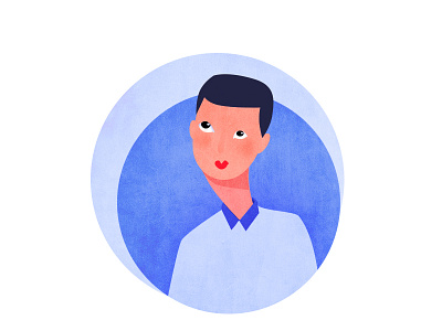 To my friend's portrait avatar freelance headphones illustration outline people suit
