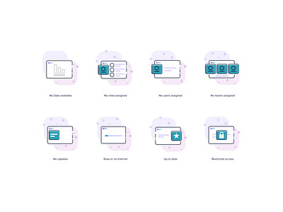 Empty state Icons (TINA-Platform)