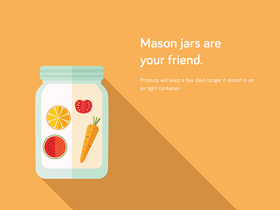 Food Storage Tips - Mason jars are your friend