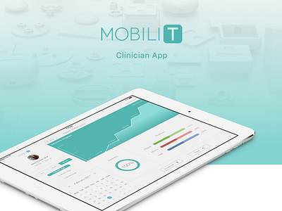 Mobili-T Clinician App clinician dashboard data graph health health care interface design metrics ui ux