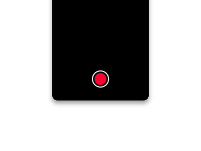 Record Button Animation animation audio camera camera app framerx interaction design interface mobile app record button ui video