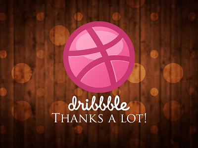 Thank you Dribbble!