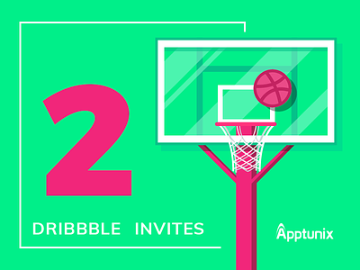 Dribbble Invite 2x apptunix draftee dribbble illustrator invitation photoshop players