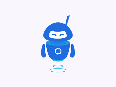 Chat Bot animation aftereffects animation bot character chat design icon illustration illustrator minimal motion robot ui vector