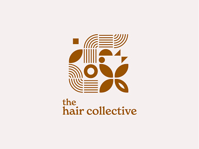 Logo Design, The Hair Collective branding branding and identity branding concept design geometric geometry graphic graphicdesign grid hair hair salon logo logo design branding logo designer logodesign modular modulardesign pattern salon visual identity