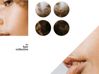 The Hair Collective Branding beauty branding branding and identity branding concept branding design design editorial layout geometric logo logodesign