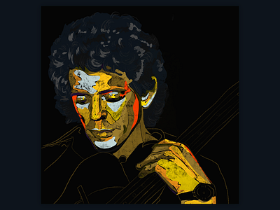Lou Reed abstract abstract art color colorful digital illustration illustration lou reed portrait portrait illustration procreate velvet undergrouond