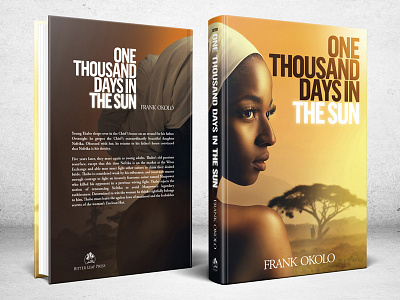 1000 Days africa book cover book cover design savanna sun woman