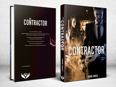 Contractor black book cover book cover design dim smoke thriller