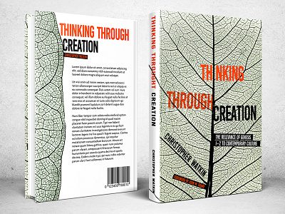 Creation book cover book cover design leaf macro