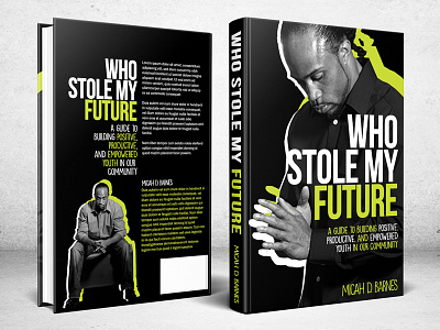 Who Stole My Future black book cover book cover design kiwi life coaching
