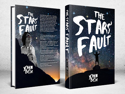 The Stars Fault book cover book cover design comedy kid night novel stars
