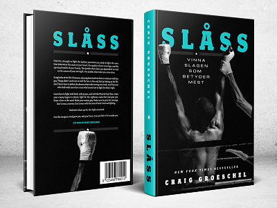 Slass aqua black black and white book cover book cover design boxer fight non fiction religious win