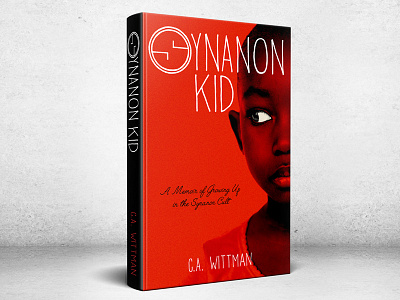 Synanon Kid black book cover book cover design eye non fiction red religious