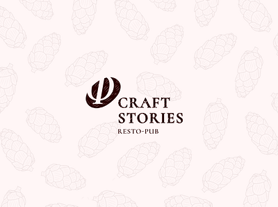 Restopub «Craft Stories» Identity . bar beer craft identity logo typography