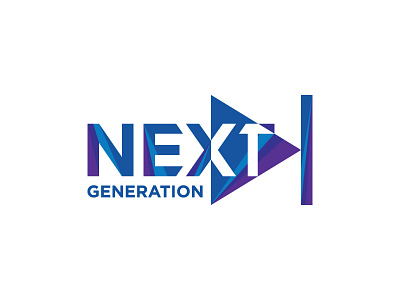 Nextgen blue church logo purple youth