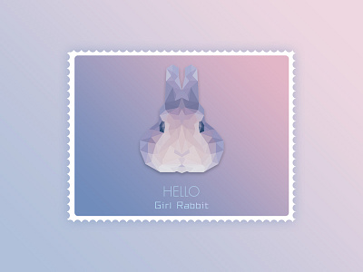 [Low-poly] Girl Rabbit