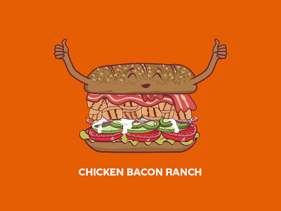 Chicken Bacon 3d animation app branding design graphic design illustration logo motion graphics typography ui ux vector