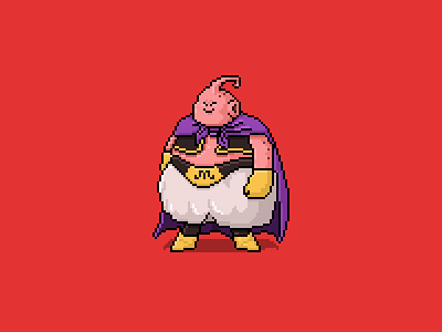 Dragon Ball Majin Buu pixel