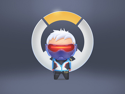 overwatch Soldier 76 illustration overwatch ps