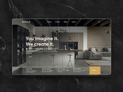 Diollo - Homepage header