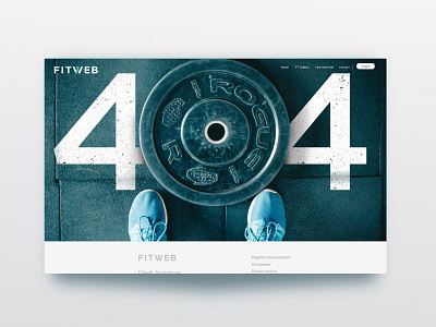 Fitweb 404 2 404 404 error page 404 page branding crossfit design fitness fitness app fitness center homepage rogue sports ui uidesign webdesign weights