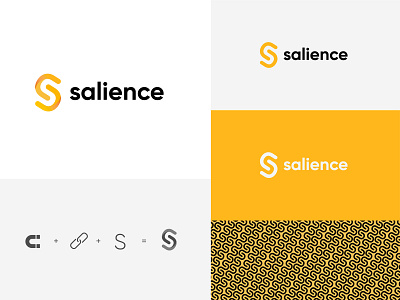 Salience logo concept blockchain brand and identity branding chain concept gilroy logo logo 2d logo 3d magnet pattern pattern brush