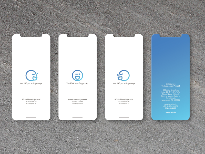 Branding for iDO mobile app logo identity branding