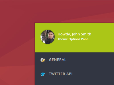 Theme Options Panel UI - Beta 3.0