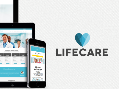 Lifecare WordPress Theme creative health logo medical wordpress