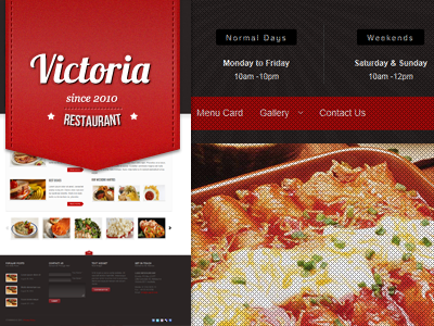 Victoria Restaurant Wordpress Theme