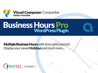 Business Hours Pro WordPress Plugin business hours office timings opening hours shop hours store hours time display time period timings wordpress plugin