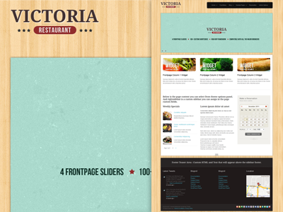 Victoria Restaurant Wordpress Theme