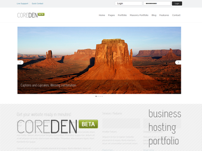 Coreden Template blog html business clean template corporate hosting theme html5