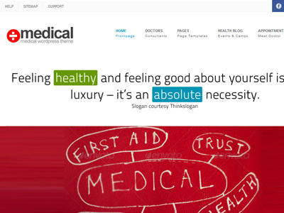 Medical Wordpress Theme business clean doctor health hospital medical minimal premium theme wordpress