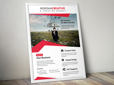 Flyer for Print alaminmir design flyer nokshacretive print