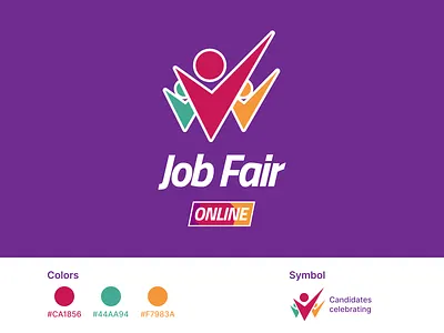 Logo design for Job Fair (Online) job fair jobs logo logo design