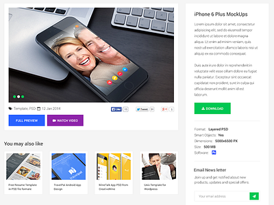 Product Details Page alaminmir creativemine details page product psd singlepage website