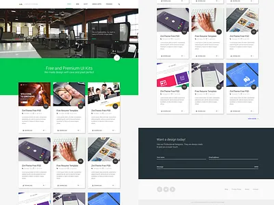 Creativemine Official Site alaminmir creativemine dark blue design flat green materiel official psd ui website