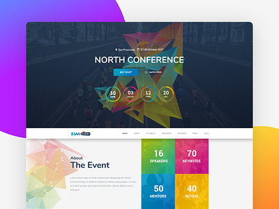 Event Template event northui psd template