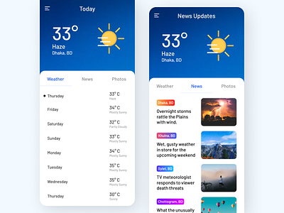 Weather App app ios ui weather