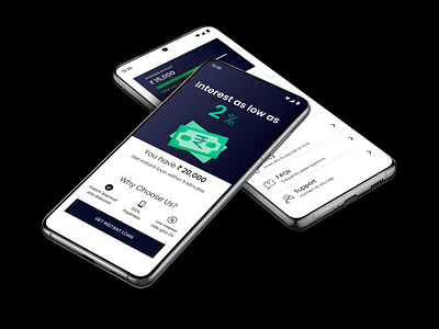 Instant Loan App / Behance Case Study