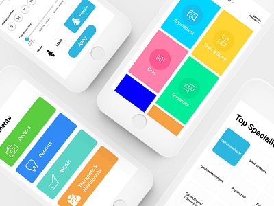Book Appointments with Doctors app booking doctors ios ui ux